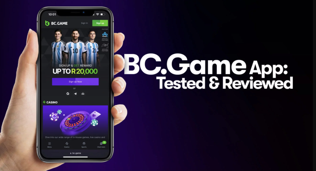 BC.Game app for Android and iOS